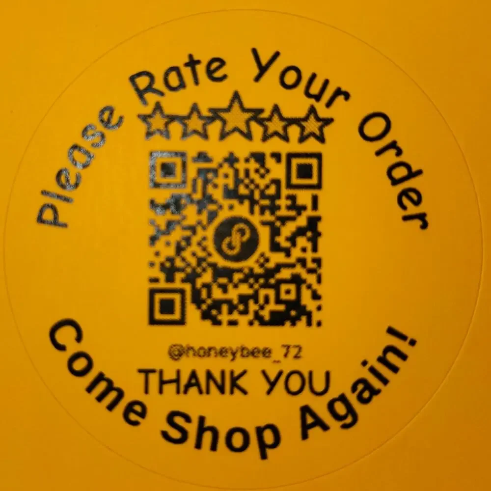 QR Code Stickers single Color NEON - Set Of 96 - 4 Sheets Of 24